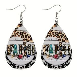 👋 Faith Graphic Earrings | Mix And Match 3/$20